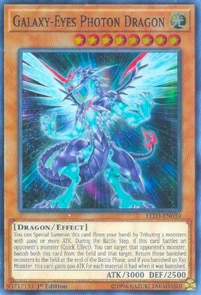 Galaxy-Eyes Photon Dragon (Super Rare) [LED3-EN039] 1st Edition