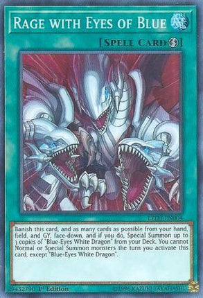 Rage with Eyes of Blue (Super Rare) [LED3-EN004] 1st Edition