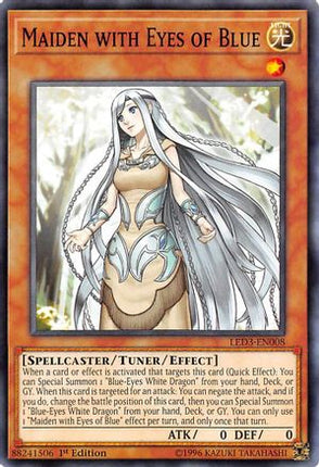 Maiden with Eyes of Blue (Common / Short Print) [LED3-EN008] 1st Edition
