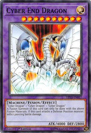Cyber End Dragon (Common / Short Print) [LED3-EN017] 1st Edition