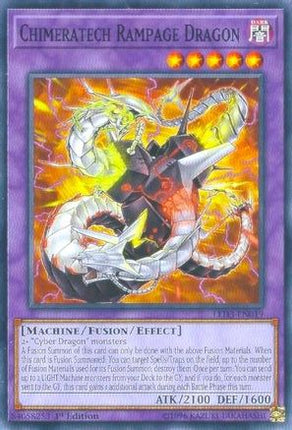 Chimeratech Rampage Dragon (Common / Short Print) [LED3-EN019] 1st Edition