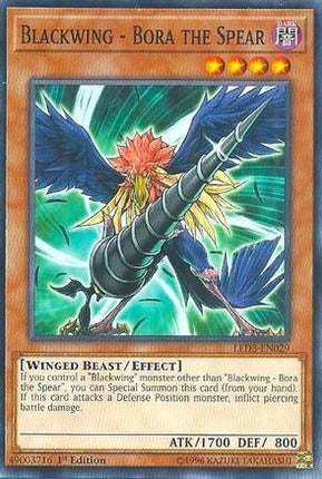 Blackwing - Bora the Spear (Common / Short Print) [LED3-EN029] 1st Edition