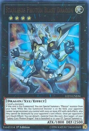 Starliege Photon Blast Dragon (Ultra Rare) [LED3-EN034] 1st Edition