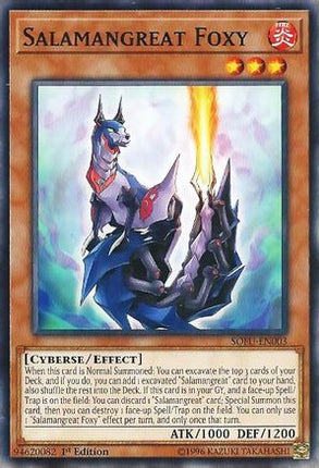 Salamangreat Foxy (Common / Short Print) [SOFU-EN003] 1st Edition