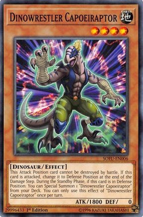 Dinowrestler Capoeiraptor (Common / Short Print) [SOFU-EN006] 1st Edition