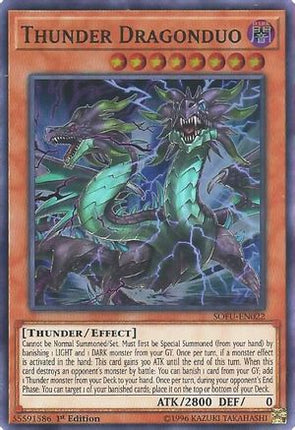 Thunder Dragonduo (Super Rare) [SOFU-EN022] 1st Edition