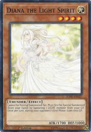 Diana the Light Spirit (Common / Short Print) [SOFU-EN027] 1st Edition