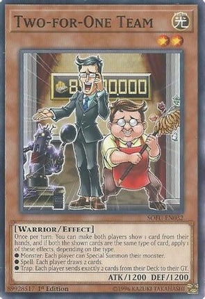 Two-for-One Team (Common / Short Print) [SOFU-EN032] 1st Edition