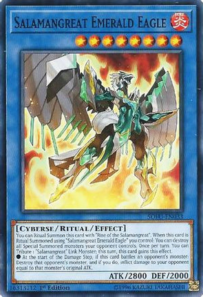 Salamangreat Emerald Eagle (Common / Short Print) [SOFU-EN033] Unlimited