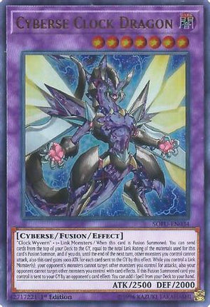 Cyberse Clock Dragon (Ultra Rare) [SOFU-EN034] Unlimited