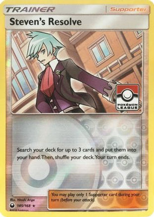 Steven's Resolve - 145/168 (Pokemon League) [League & Championship Cards] Reverse Holofoil