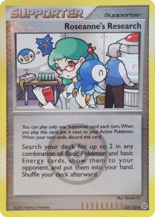 Roseanne's Research - 125/132 (League Promo) [League & Championship Cards] Reverse Holofoil