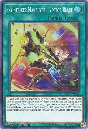 Sky Striker Maneuver - Vector Blast (Super Rare) [SOFU-EN061] Unlimited