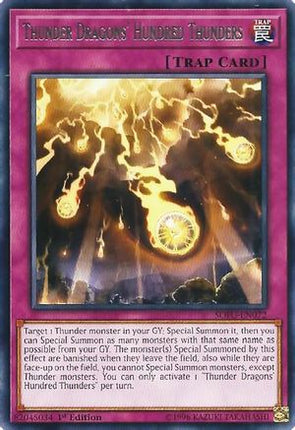 Thunder Dragons' Hundred Thunders (Rare) [SOFU-EN072] 1st Edition