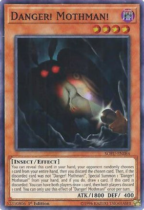 Danger! Mothman! (Super Rare) [SOFU-EN084] Unlimited