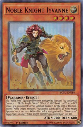Noble Knight Iyvanne (Super Rare) [SOFU-EN088] 1st Edition