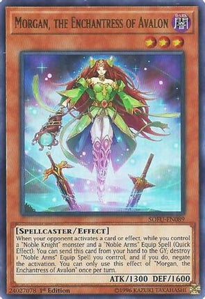 Morgan, the Enchantress of Avalon (Ultra Rare) [SOFU-EN089] 1st Edition