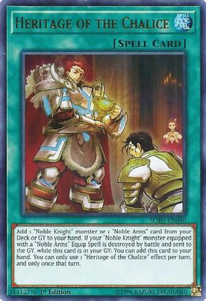 Heritage of the Chalice (Ultra Rare) [SOFU-EN090] 1st Edition