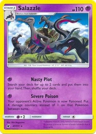 Salazzle - 47/111 (SM Crimson Invasion) [Deck Exclusives]
