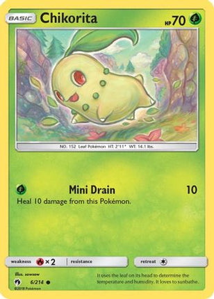 Chikorita (6) - 6/null [SM - Lost Thunder]