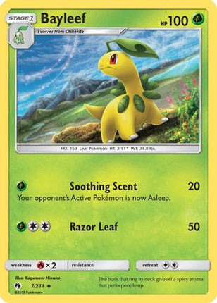 Bayleef - 7/null [SM - Lost Thunder] Reverse Holofoil