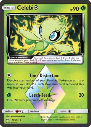 Celebi Prism Star - 19/null [SM - Lost Thunder] Holofoil