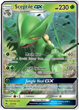 Sceptile GX - 22/null [SM - Lost Thunder] Holofoil