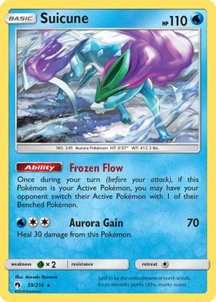 Suicune - null/214 [SM - Lost Thunder] Holofoil