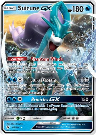 Suicune GX - 60/null [SM - Lost Thunder] Holofoil