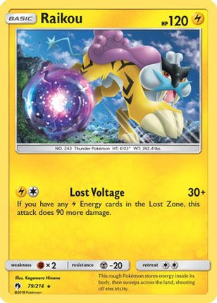 Raikou - 79/214 [SM - Lost Thunder]