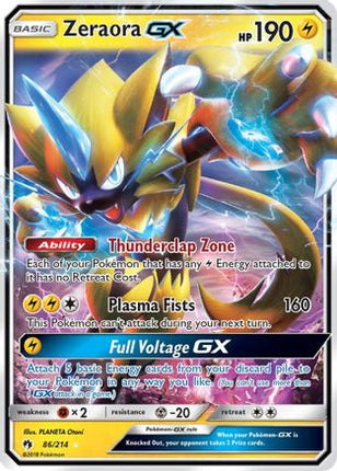 Zeraora GX - 86/null [SM - Lost Thunder] Holofoil