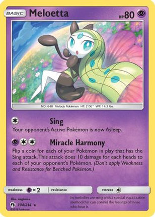 Meloetta - 104/214 [SM - Lost Thunder]