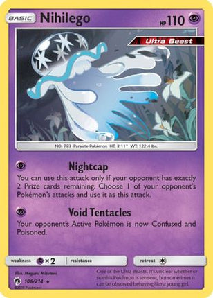 Nihilego - 106/null [SM - Lost Thunder] Reverse Holofoil