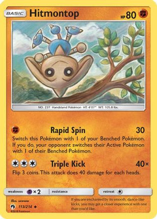Hitmontop - 113/214 [SM - Lost Thunder]