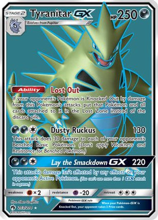 Tyranitar GX (Full Art) - null/null [SM - Lost Thunder] Holofoil