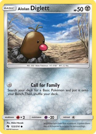Alolan Diglett - 122/null [SM - Lost Thunder]