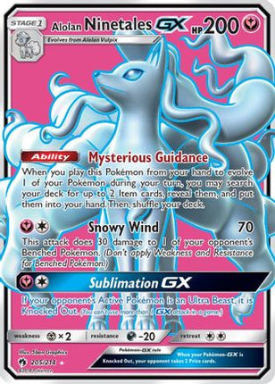 Alolan Ninetales GX (Full Art) - null/null [SM - Lost Thunder] Holofoil