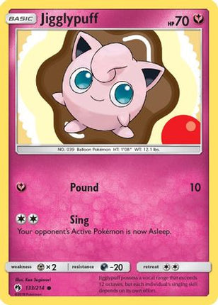 Jigglypuff - 133/null [SM - Lost Thunder] Reverse Holofoil