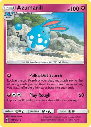 Azumarill - 136/null [SM - Lost Thunder]