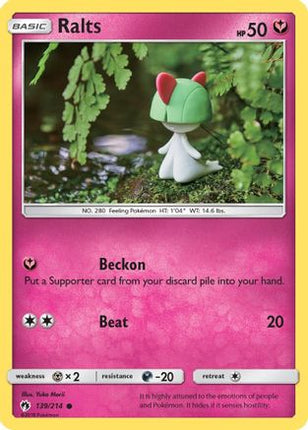 Ralts - 139/null [SM - Lost Thunder]