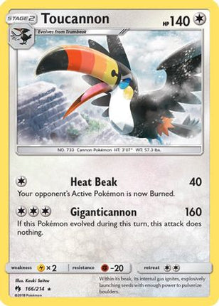 Toucannon - null/null [SM - Lost Thunder] Reverse Holofoil