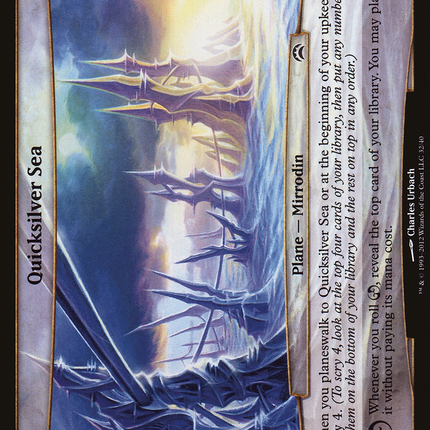 Quicksilver Sea [Planechase 2012 Planes]