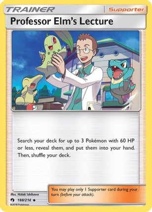 Professor Elm's Lecture - 188/null [SM - Lost Thunder] Reverse Holofoil