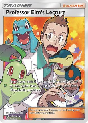 Professor Elm's Lecture (Full Art) - null/null [SM - Lost Thunder] Holofoil
