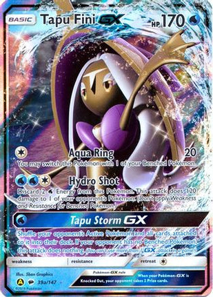 Tapu Fini GX - 39a/147 [Alternate Art Promos] Holofoil