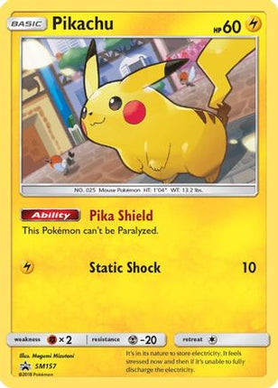 Pikachu - SM157 - SM157/null [SM Promos] Holofoil