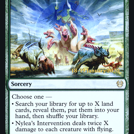 Nylea's Intervention [Theros Beyond Death Promos] Prerelease Foil
