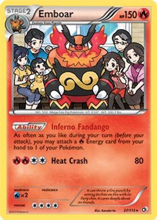Emboar - 27/113 (Legendary Treasures) [Deck Exclusives]