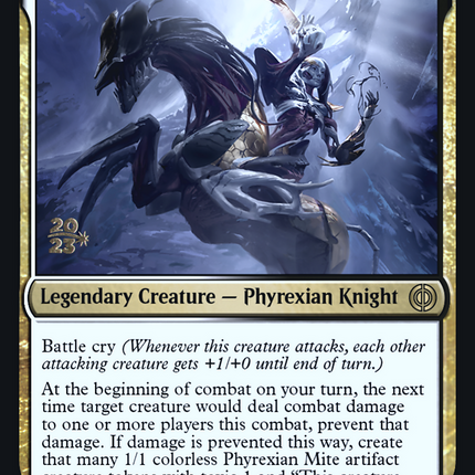 Ria Ivor, Bane of Bladehold [Phyrexia: All Will Be One Promos] Prerelease Foil