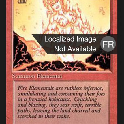 Fire Elemental - Élémental de feu  [Foreign Black Border]